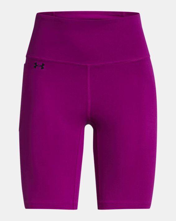 Shorts de ciclismo UA Motion para mujer, Purple, pdpMainDesktop image number 4